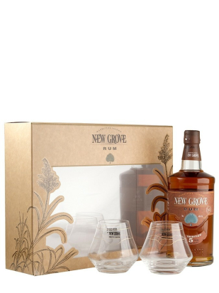 NEW GROVE 5 Ans Coffret 2 verres