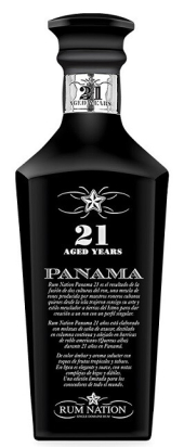 RUM NATION 21 ans Panama Decanter Black