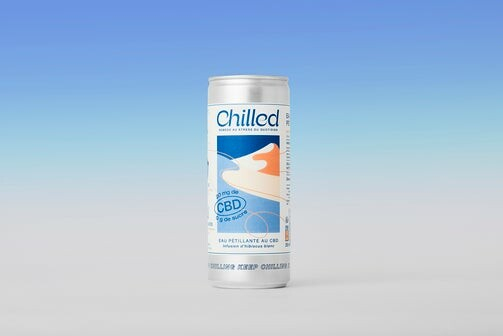 CHILLED Eau Pétillante CBD PACK DE 24