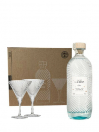 ISLE OF HARRIS Gin Cof. 2 Verres Martini